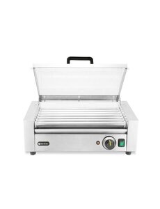 Hendi Worstrolgrill | 1-zone met energiebesparend deksel | HENDI | 230V/620W | 566x375x(H)259mm