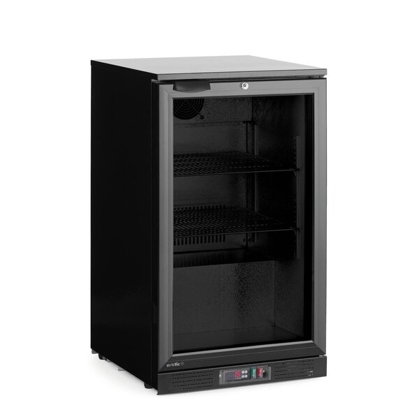 Hendi Backbar koelkast met enkele deur | Arktic | 86L | Zwart | 220-240V/120W | 500x530x(H)870mm