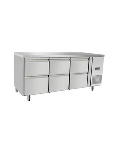 Hendi Koeltoonbank met 6 laden | Arktic | 420L | 230V/400W | 1795x700x(H)879mm