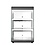 Hendi Hendi Opzet warmhoudvitrine 50°C tot 70°C. | Zwart | 500W | 472x447x(H)775mm