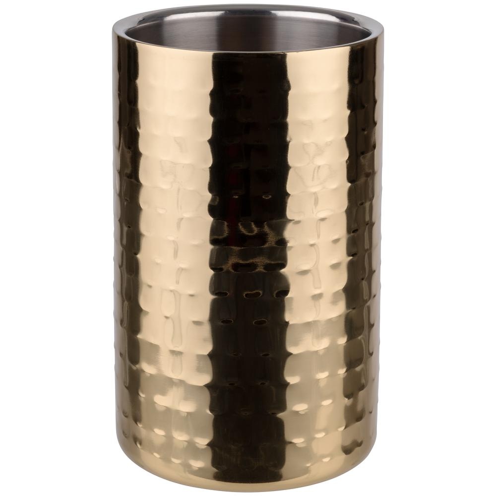 APS Wijnkoeler dubbelwandig | Goud | RVS | 12x20(H)cm