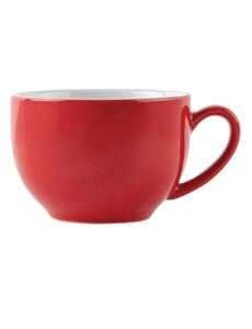Olympia Café cappuccinokoppen rood 34cl | 12 stuks