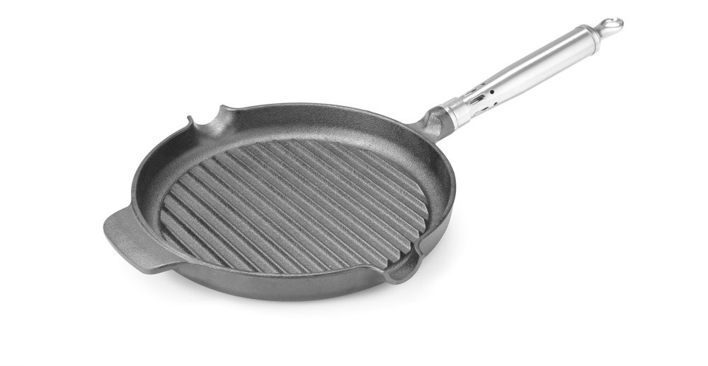 Hendi Gietijzeren Grillpan | HENDI | 398x265x(H)48mm