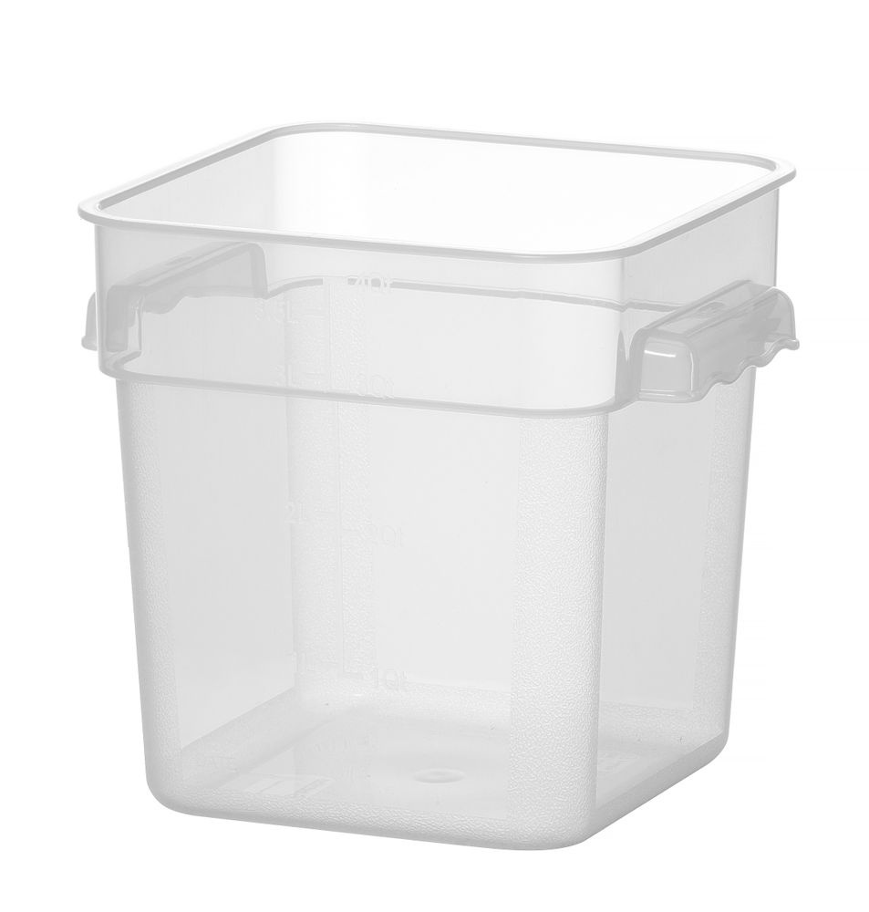 Hendi Voedselcontainer met schaalverdeling | HENDI | 3,8L | 190x190x(H)180mm