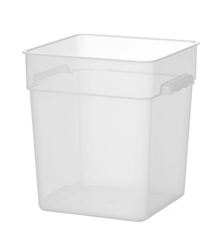 Hendi Voedselcontainer met schaalverdeling | HENDI | 17,2L | 290x290x(H)320mm