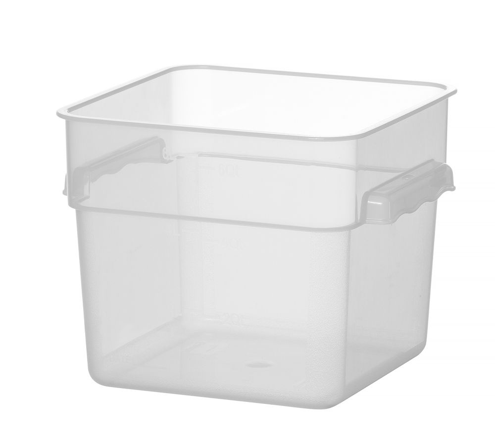 Hendi Voedselcontainer met schaalverdeling | HENDI | 5,7L | 235x235x(H)180mm