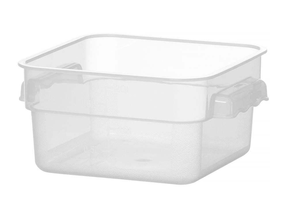 Hendi Voedselcontainer met schaalverdeling | HENDI | 1,9L | 190x190x(H)95mm
