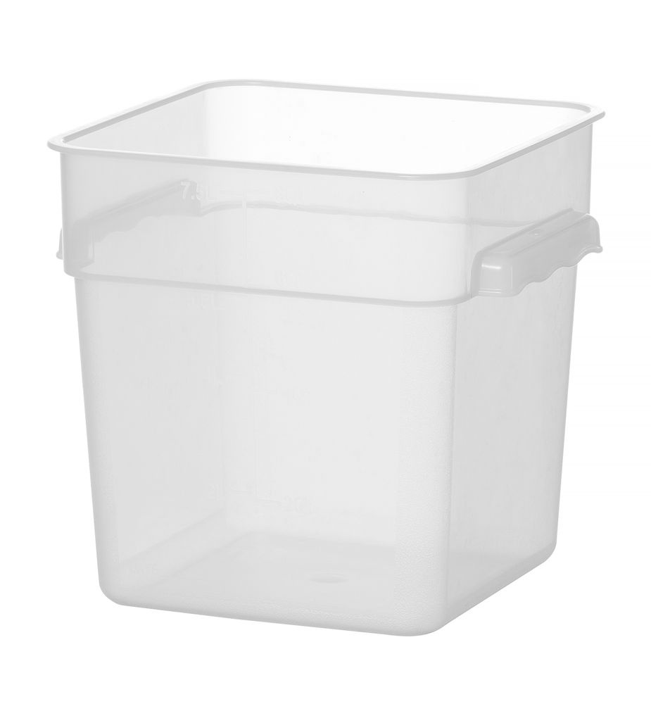 Hendi Voedselcontainer met schaalverdeling | HENDI | 7,6L | 235x235x(H)230mm