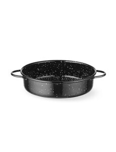 Hendi Braadpan "fuente" | geëmailleerd | HENDI | Zwart | ⌀160x(H)45mm