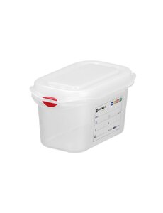 Hendi Container GN 1/9 polypropyleen | HENDI | GN 1/9 | 1,5L | Transparant | 176x108x(H)150mm