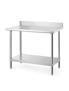 Hendi Werktafel met spatrand | HENDI | Budget Line | 1000x600x(H)950mm