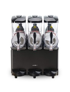 Hendi Slushmachine 3x12 L | Arktic | 36L | Zwart | 220-240V/1080W | 610x490x(H)775mm
