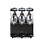 Hendi/Arktic Slushmachine 3x12 L | Arktic | 36L | Zwart | 220-240V/1080W | 610x490x(H)775mm