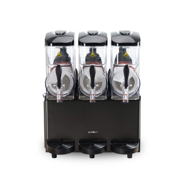 Hendi/Arktic Slushmachine 3x12 L | Arktic | 36L | Zwart | 220-240V/1080W | 610x490x(H)775mm