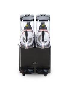 Hendi Slushmachine 2x12L | Arktic | 24L | Zwart | 220-240V/710W | 415x507x(H)810mm