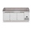 Hendi/Arktic Pizzakoelwerkbank met granieten werkblad | 3-deurs | Arktic | 375L | graniet | 230V/400W | 2010x800x(H)875mm