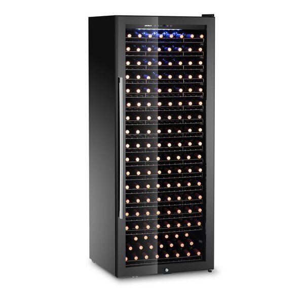 Hendi/Arktic Wijnkoeler | 1 zone | 224 flessen | Arktic | 542L | Zwart | 690x700x(H)1833mm