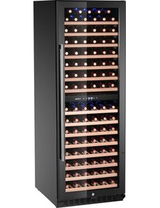 Hendi Wijnkoeler | 2 zones | 131 flessen | Arktic | 418L | Zwart | 697x595x(H)1756mm