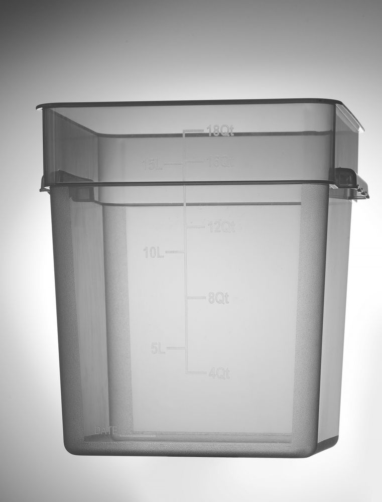 Hendi Voedselcontainer met schaalverdeling | HENDI | 17,2L | 290x290x(H)320mm, foto 2 van 3