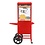 Hendi Popcornmachine met kar | HENDI | Rood | 220-240V/1155W | 940x510x(H)1553mm
