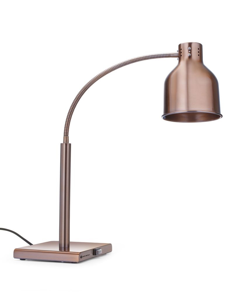 Hendi Flexibele warmtelamp | HENDI | Koper | 220-240V/250W | 268x203x(H)660mm, foto 2 van 4