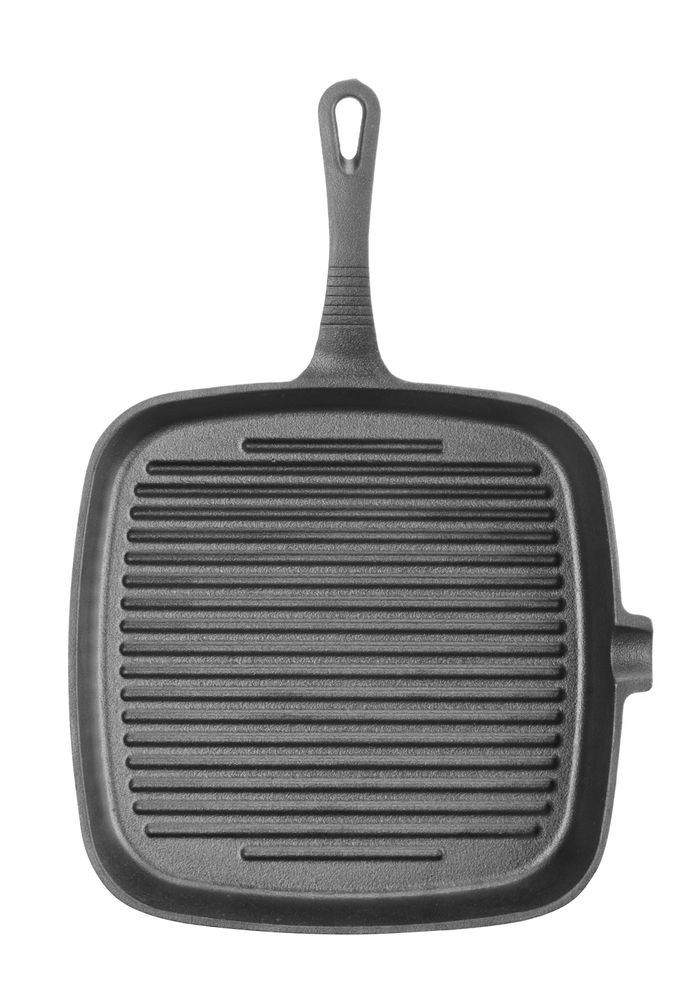 Hendi Gietijzeren Grillpan | HENDI | 230x230x(H)25mm, foto 3 van 3