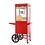 Hendi Popcornmachine met kar | HENDI | Rood | 220-240V/1155W | 940x510x(H)1553mm