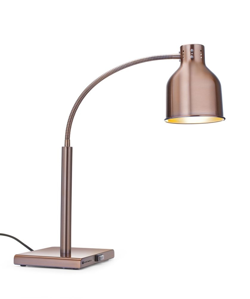 Hendi Flexibele warmtelamp | HENDI | Koper | 220-240V/250W | 268x203x(H)660mm, foto 4 van 4