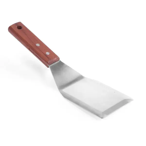 Hendi Hamburger turner met houten handvat | Lemmet 120 mm | 75x270mm