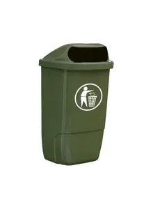 Vepabins Kunststof buitenafvalbak | 50L | Groen