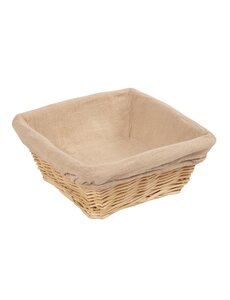 Olympia Broodmand met hoes vierkant | 23x23xH10cm.