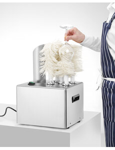 Hendi Poleermachine voor glazen | 220-240V/1350W |  Tot 330 glazen per uur | 236666