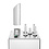 Hendi Hendi Poleermachine voor glazen |  1350W |  Tot 330 glazen per uur | 236666