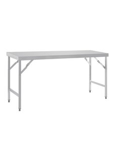 Vogue Werktafel inklapbaar RVS | 180x60xH90cm