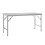 Vogue Vogue Inklapbare RVS Werktafel | 180x60x(H)90cm
