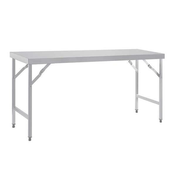 Vogue Vogue Inklapbare RVS Werktafel | 180x60x(H)90cm
