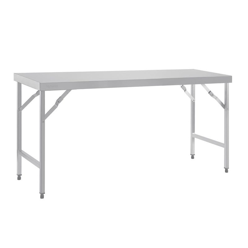 Vogue Vogue Inklapbare RVS Werktafel | 180x60x(H)90cm