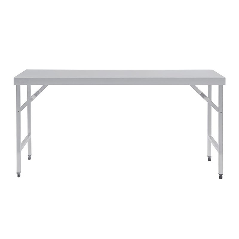 Vogue Vogue Inklapbare RVS Werktafel | 180x60x(H)90cm, foto 4 van 6