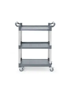 Hendi Serveerwagen met 3 bladen | Kunststof | 80x42x(H)95 cm