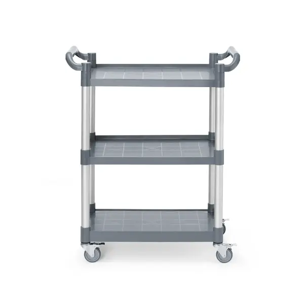 Hendi Serveerwagen met 3 bladen | Kunststof | 80x42x(H)95 cm