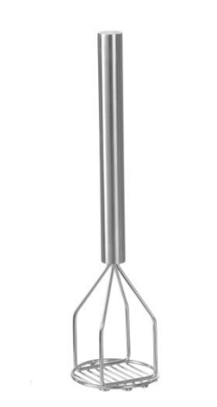 Hendi Pureestamper duurzaam RVS - Ø118x lengte 455mm