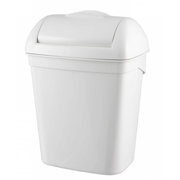 PlastiQline PlastiQline Afvalbak hygienebak 8 liter kunststof wit