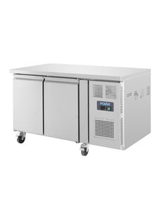 Polar Vrieswerkbank met 2 deuren 282 liter | -20°C tot -10°C | 136x70xH86cm.