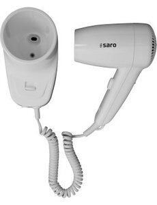 Saro Hotel haardroger föhn voor wandmontage | 1200W | 298-2010