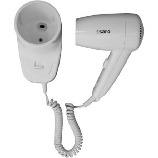 Saro Hotel haardroger föhn voor wandmontage | 1200W | 298-2010