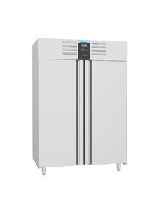 Combisteel Vrieskast  met 2 deuren 1200 liter RVS  | -10/-22 | 1400x700xH2050 mm.