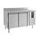 Combisteel Koelwerkbank met 2 deuren en opzetrand 314 liter | 1360x700xH850mm.