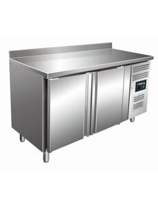 Saro Gekoelde werkbank met 2 deuren en opstaande rand | -2 / +8 °C | KYLJA 2200 TN