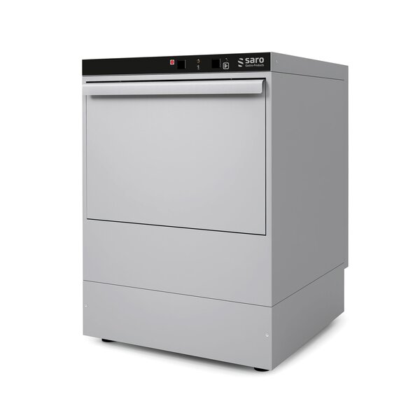 Saro Saro Glazenspoelmachine met Wasmiddelpomp en Naglanspomp | Korven 35x35 cm. | Model MÜNCHEN | 230V / 2.6kW