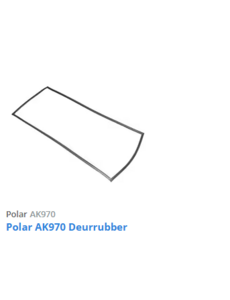 Polar Deurrubber voor Polar CD614 | 76x2x171 cm